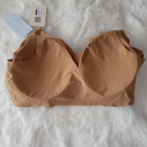 🌻TRUE & CO BRAND NEW LIFT V-NECK BRALETTE SIZE 2X - Picture 8 of 10